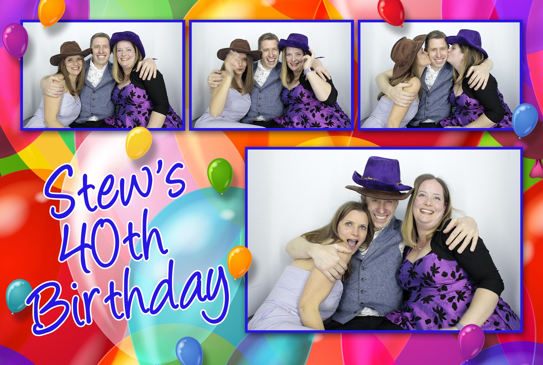 Stew's 40th Birthday | View more photos from the event at gallery.myphotoboothexperience.co.uk/u/MyPhotoBoothExperienceLtd/Stews-40th-Birthday